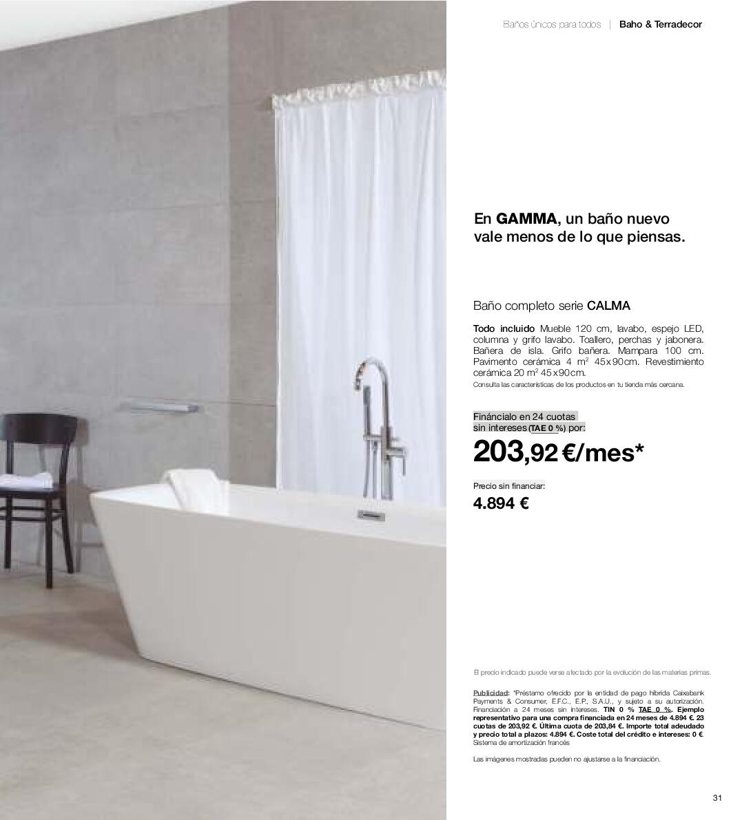 Catálogo de baños 2025 Gamma. Página 31