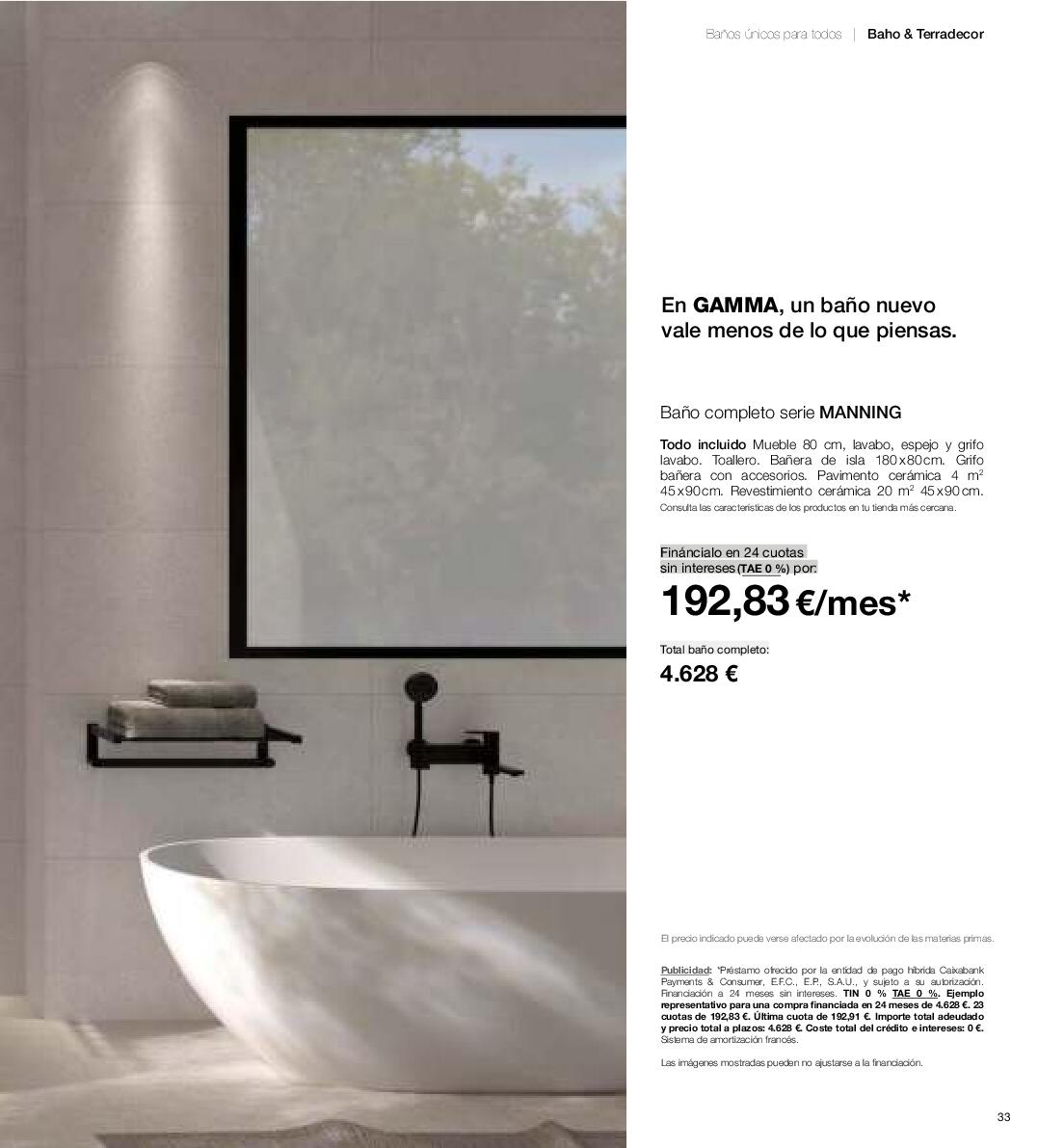 Catálogo de baños 2025 Gamma. Página 33