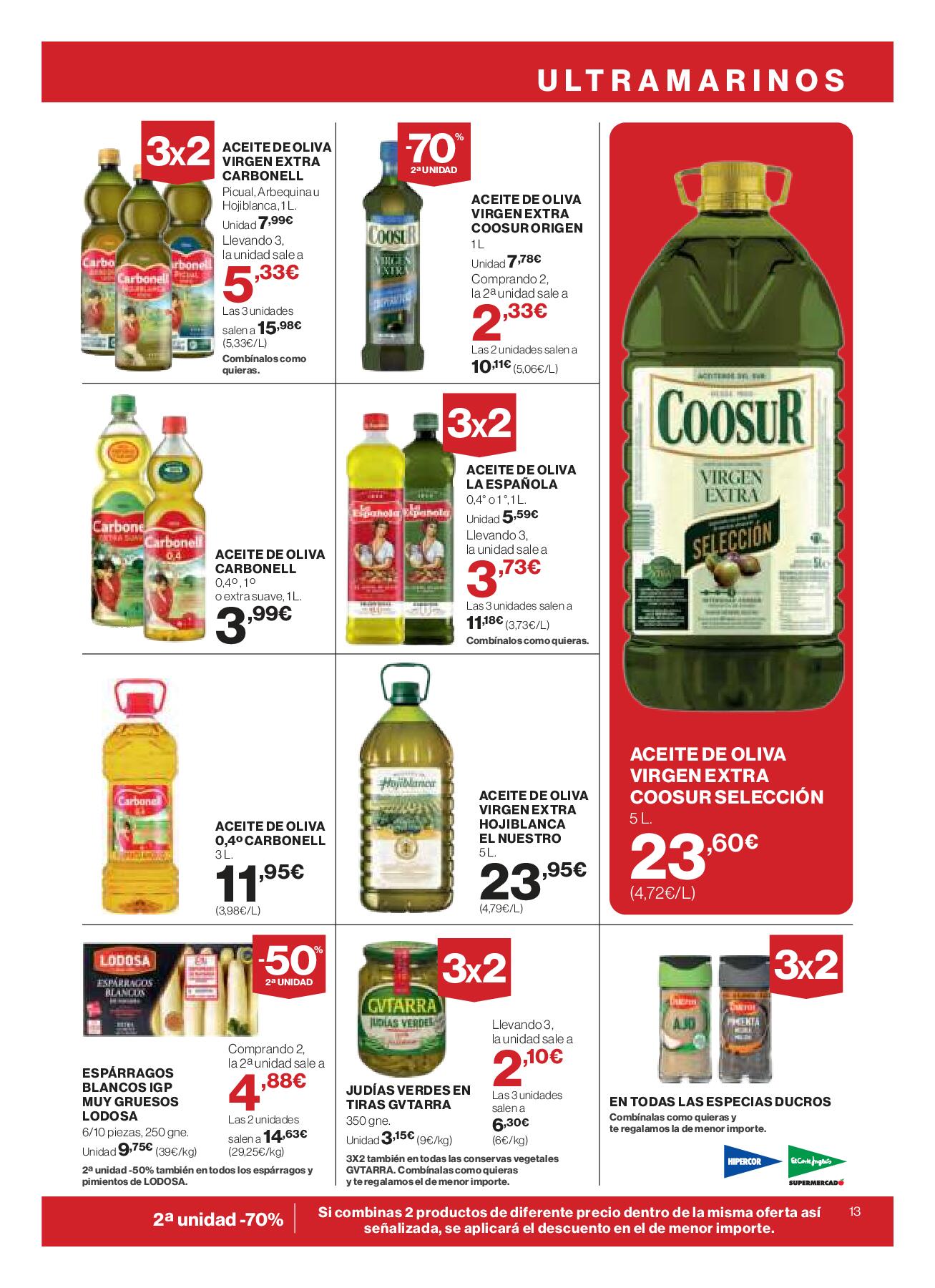 Nuestros mejores precios Hipercor. Página 13