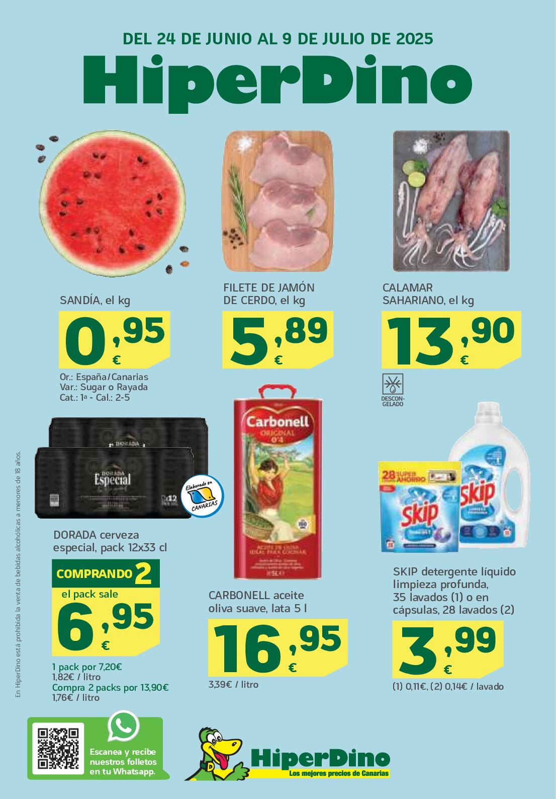 Los mejores precios de Canarias HiperDino. Página 01