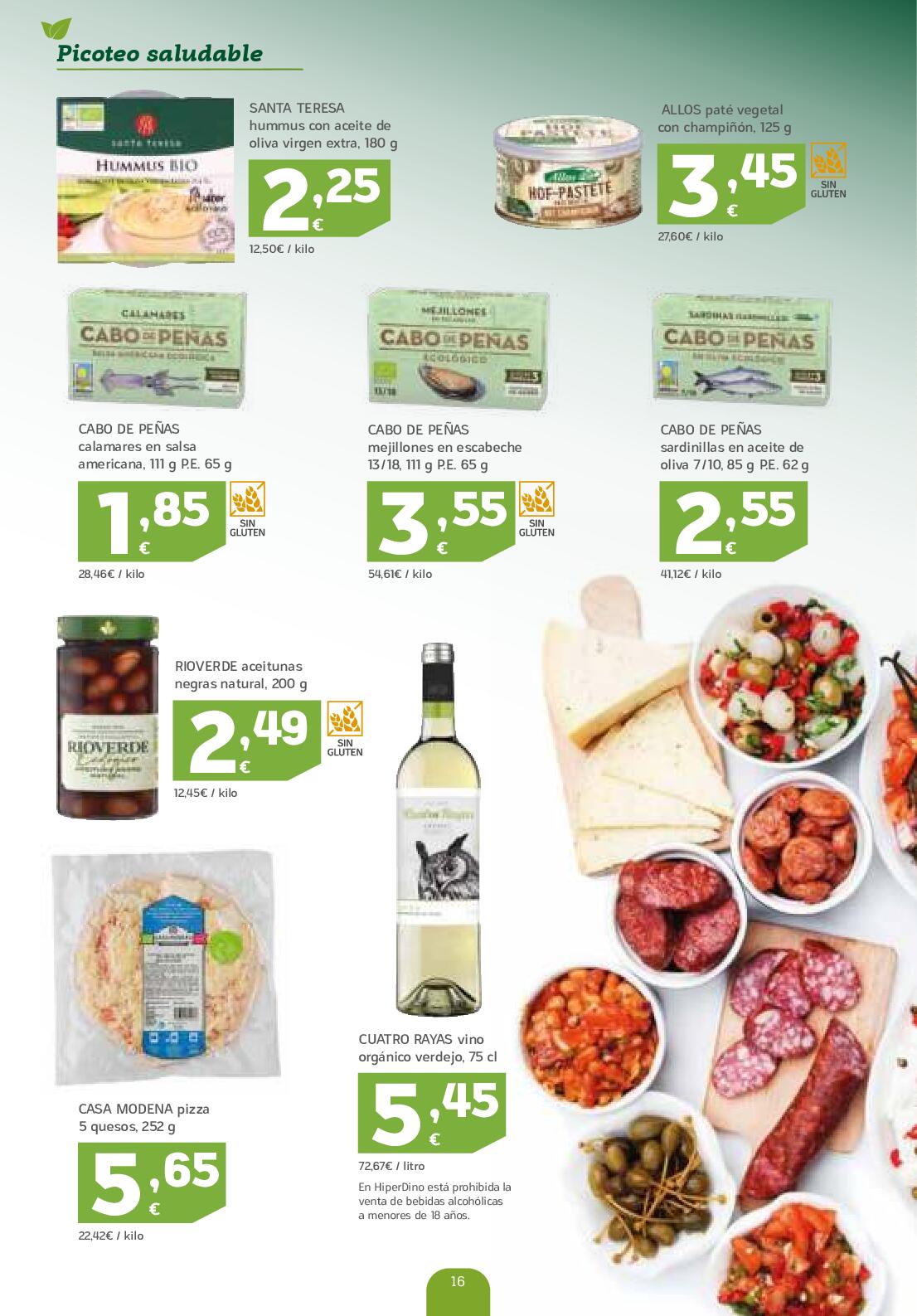 Ofertas productos ecológicos HiperDino. Página 16