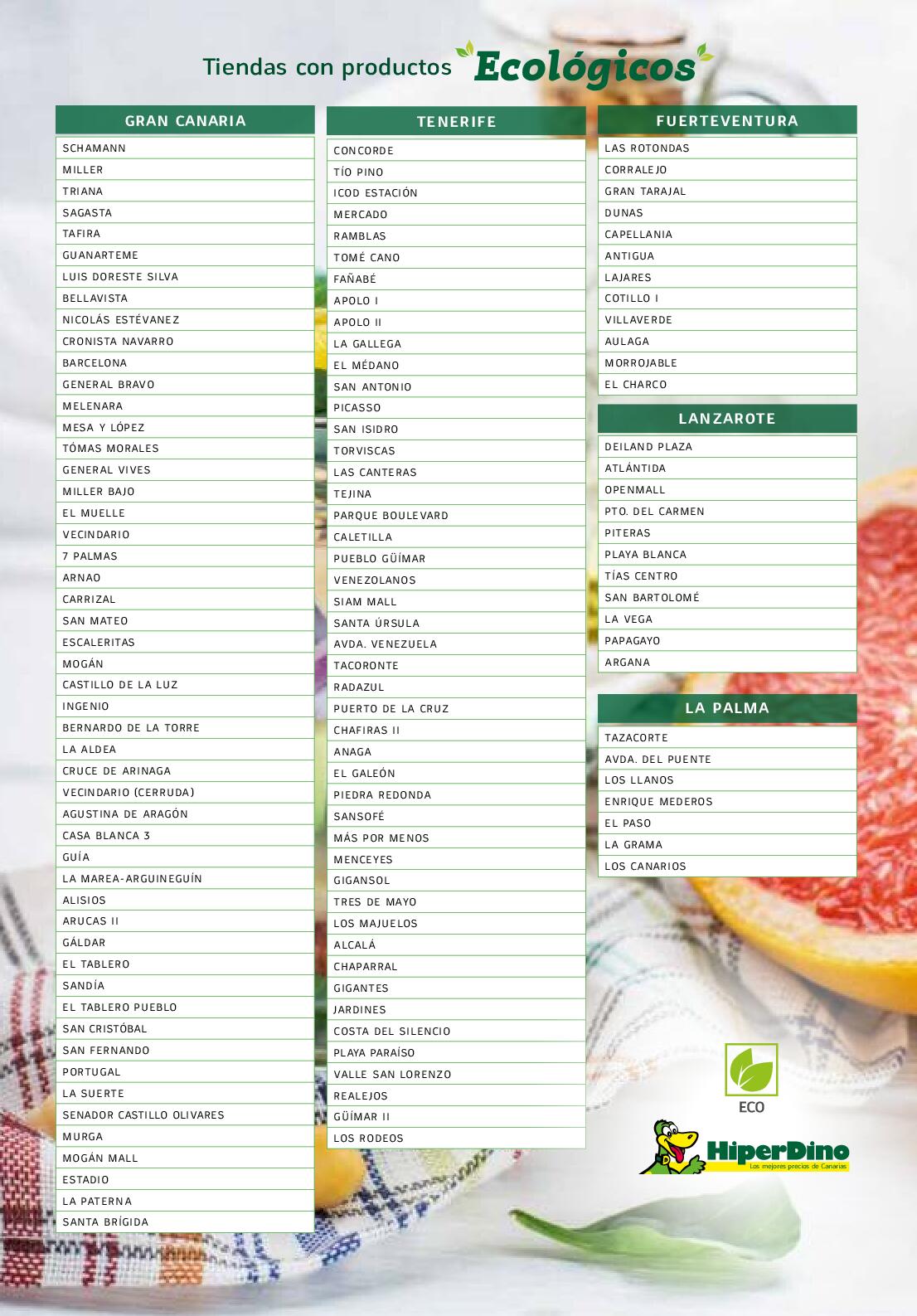 Ofertas productos ecológicos HiperDino. Página 27