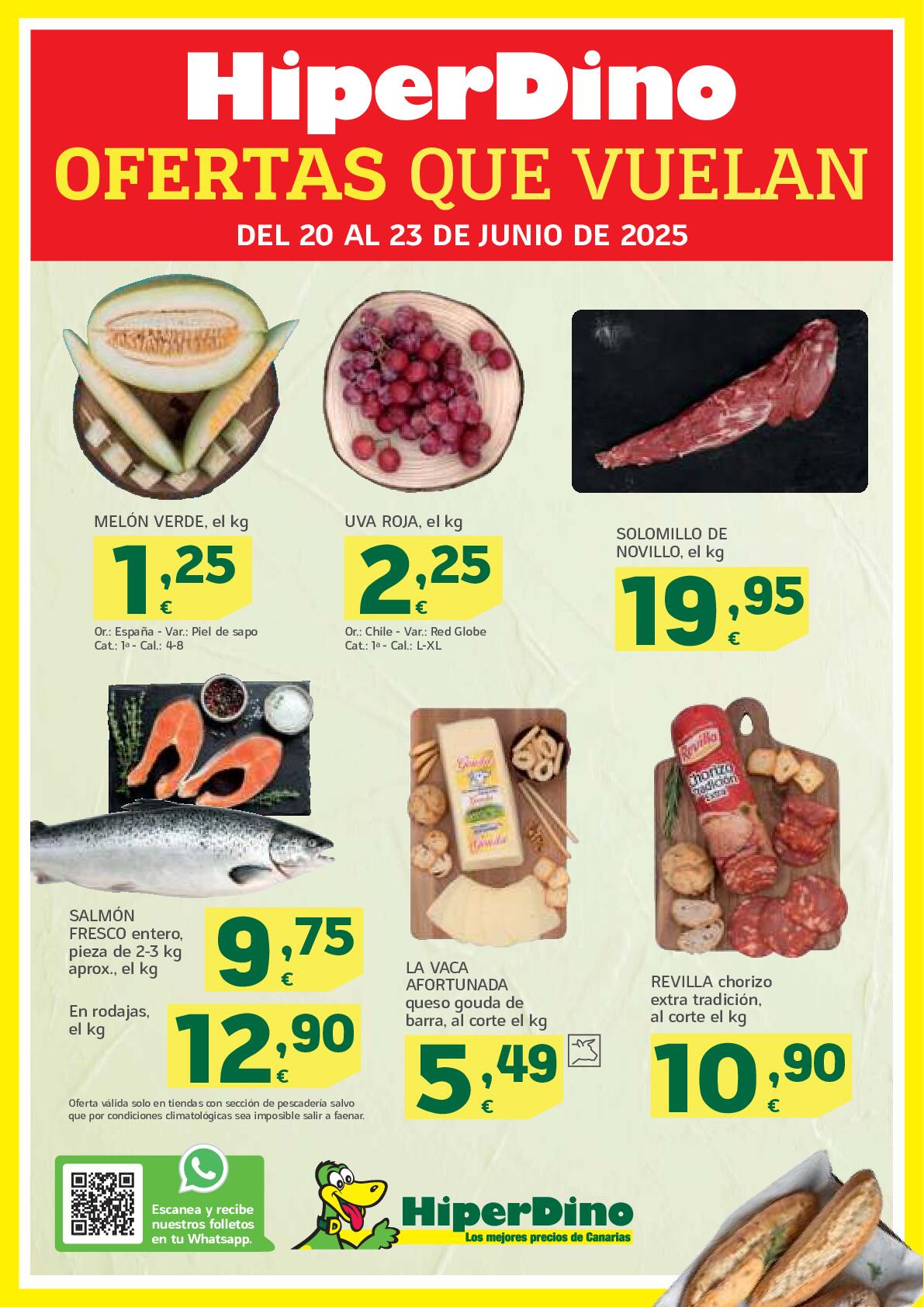 Ofertas que vuelan HiperDino. Página 01