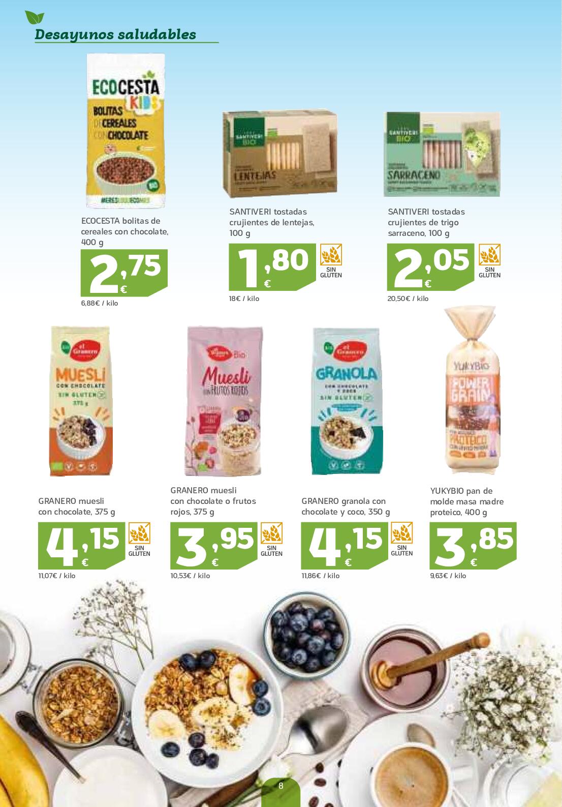 Productos ecológicos HiperDino. Página 08