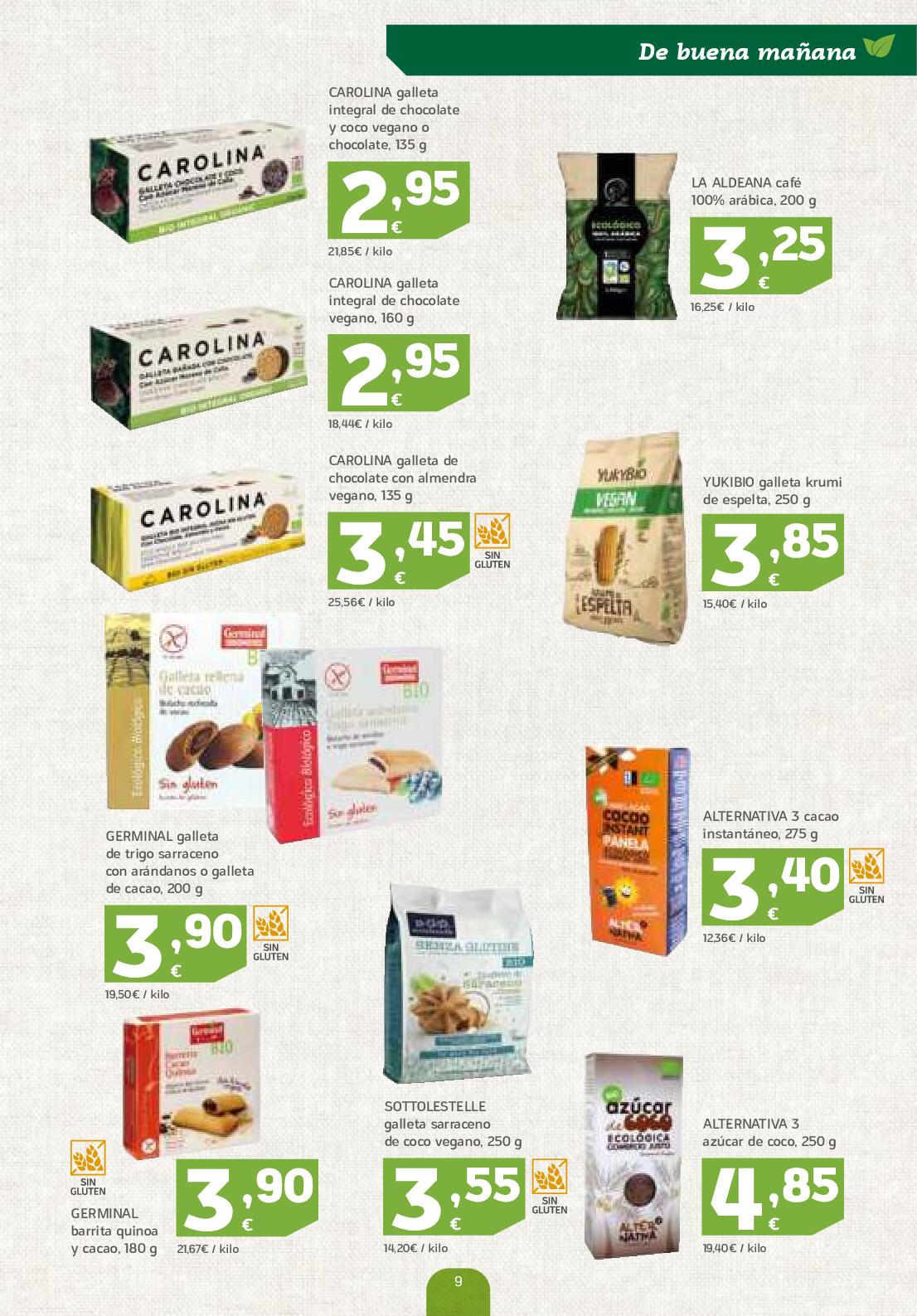 Productos ecológicos HiperDino. Página 09