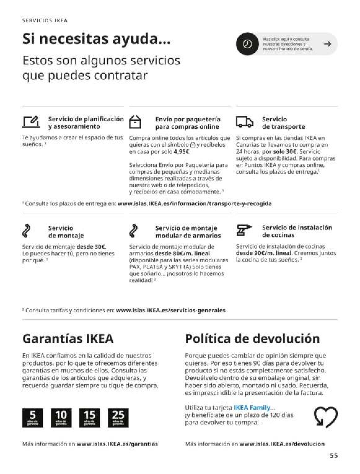 Abre la puerta a los días bonitos IKEA. Página 55