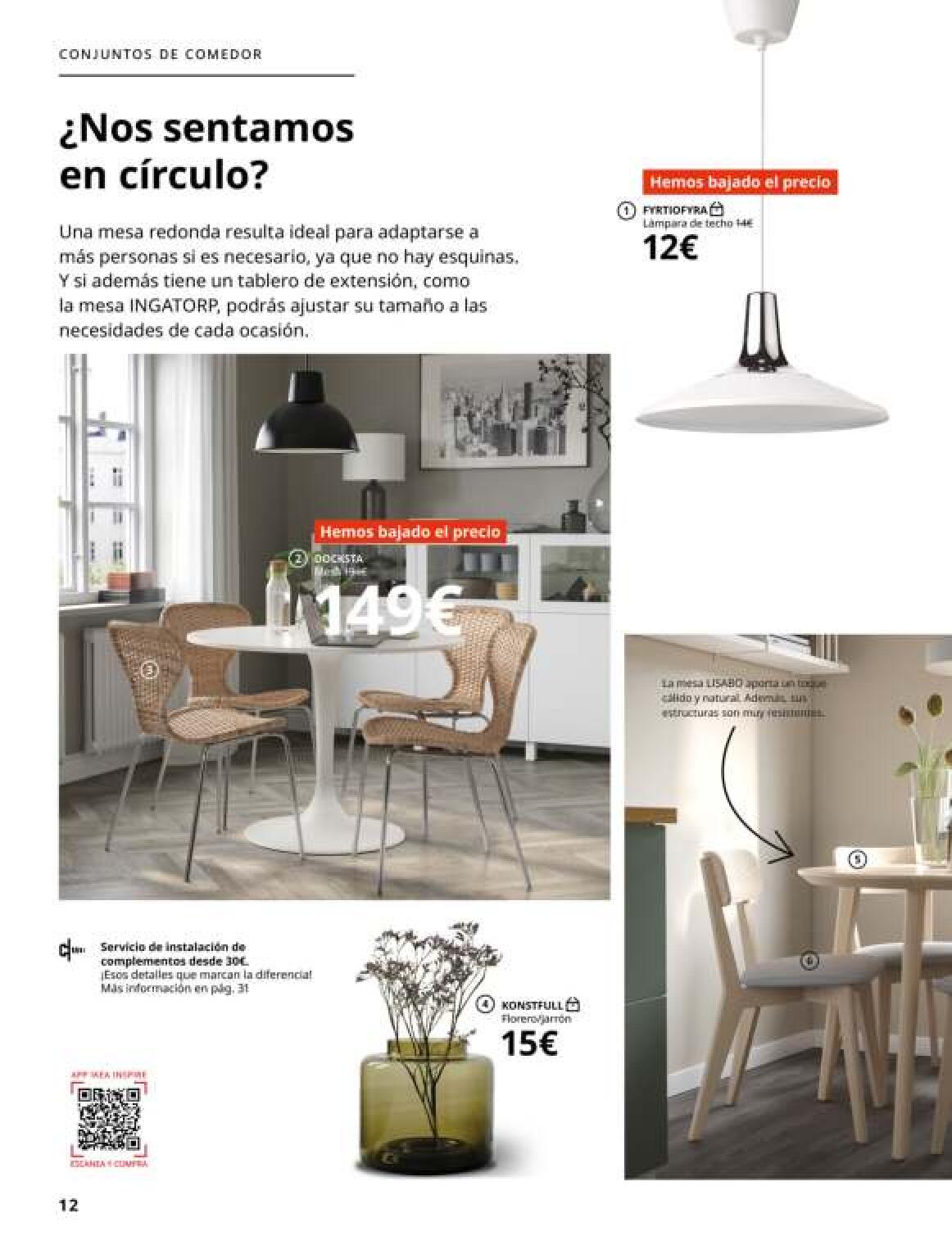 Catálogo comedores IKEA. Página 12
