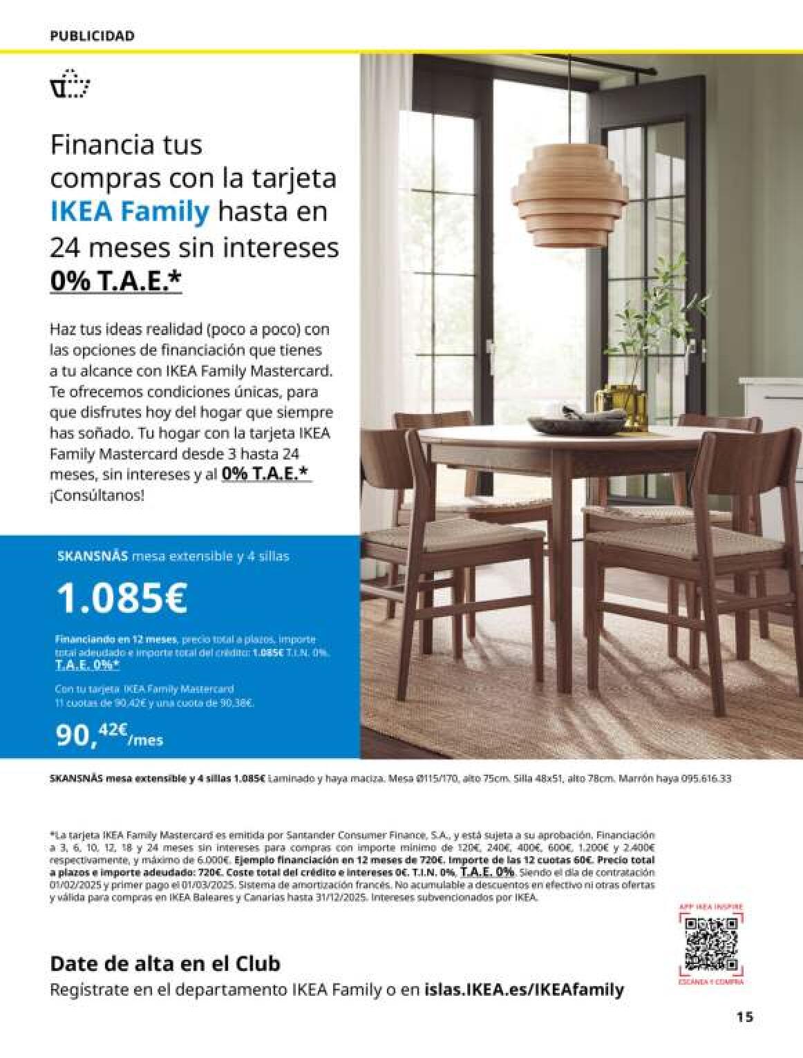 Catálogo comedores IKEA. Página 15