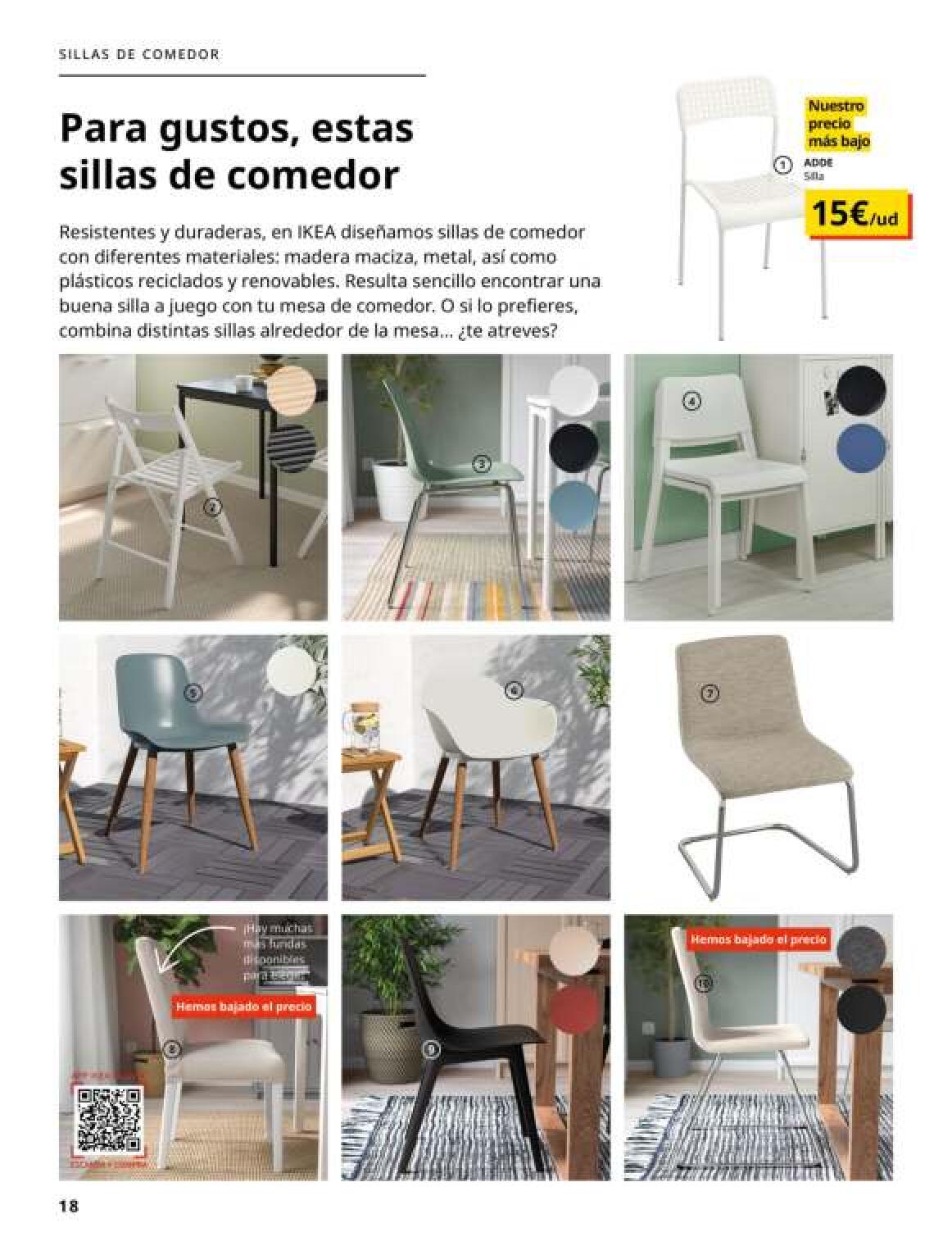 Catálogo comedores IKEA. Página 18
