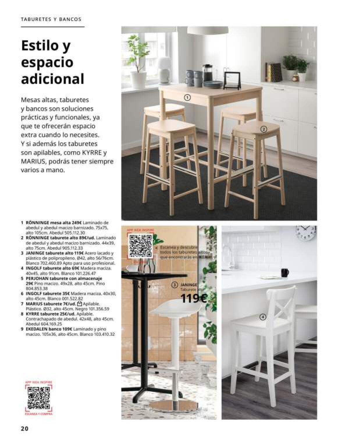 Catálogo comedores IKEA. Página 20