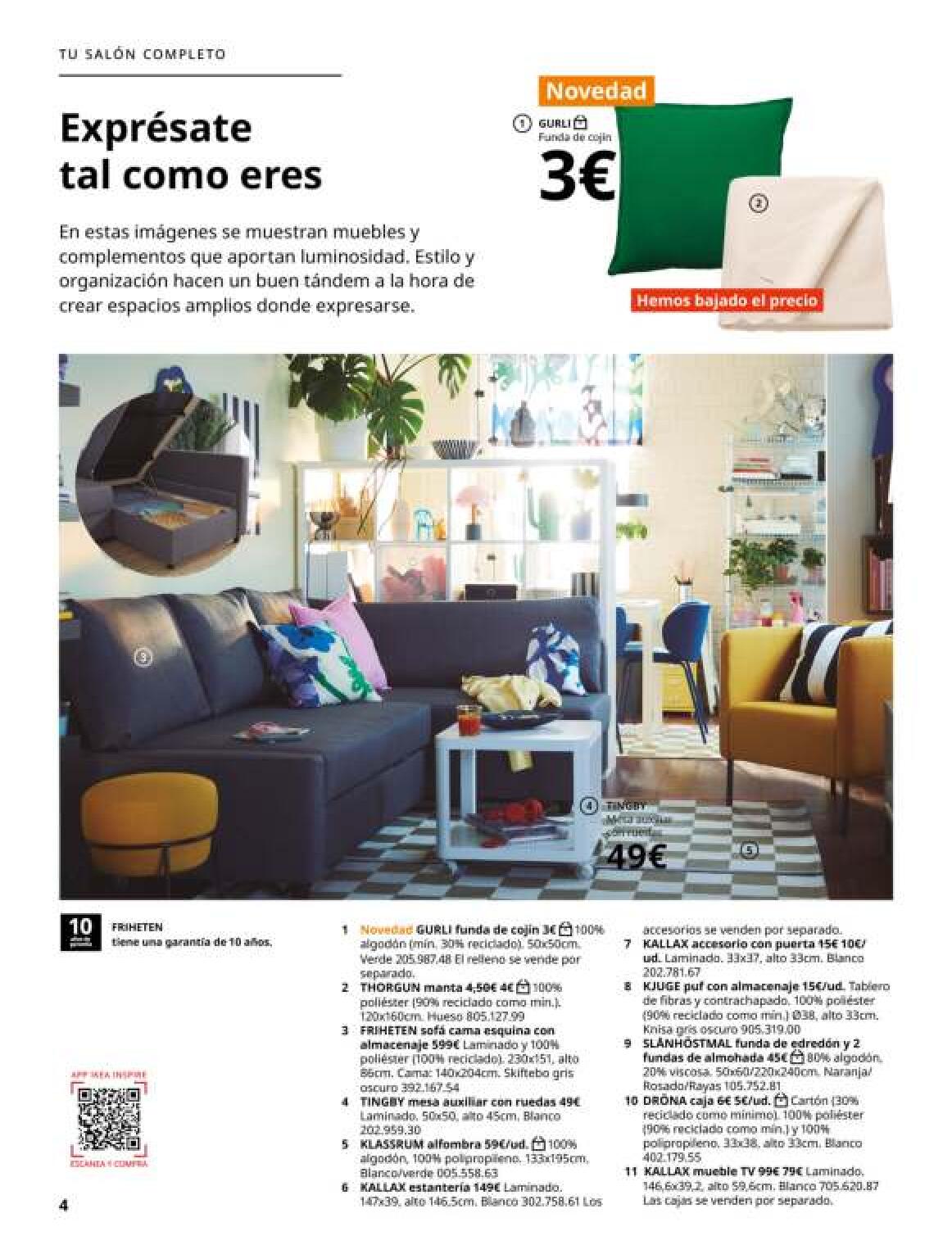 Catálogo salones IKEA. Página 04