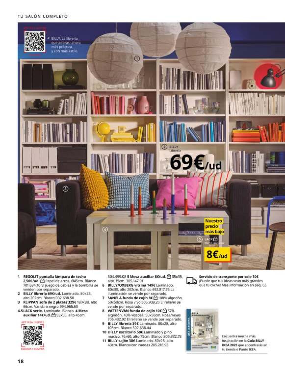 Catálogo salones IKEA. Página 18