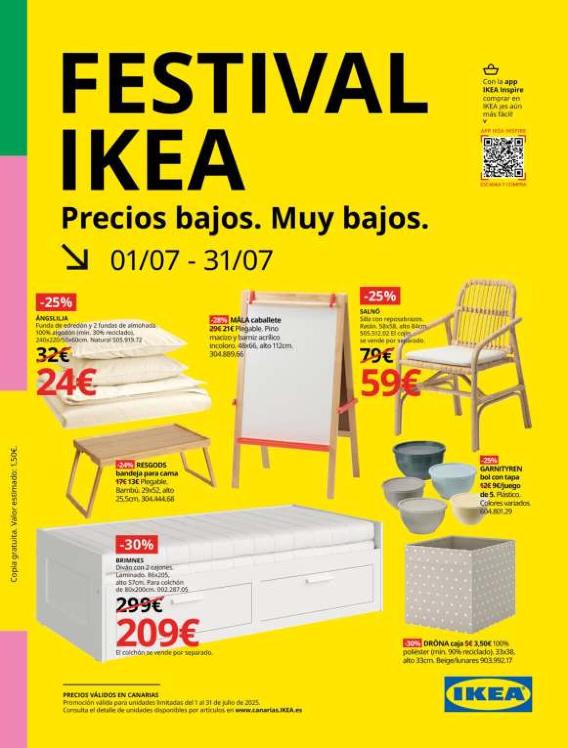 Festival IKEA Precios bajos. Muy bajos IKEA. Página 01