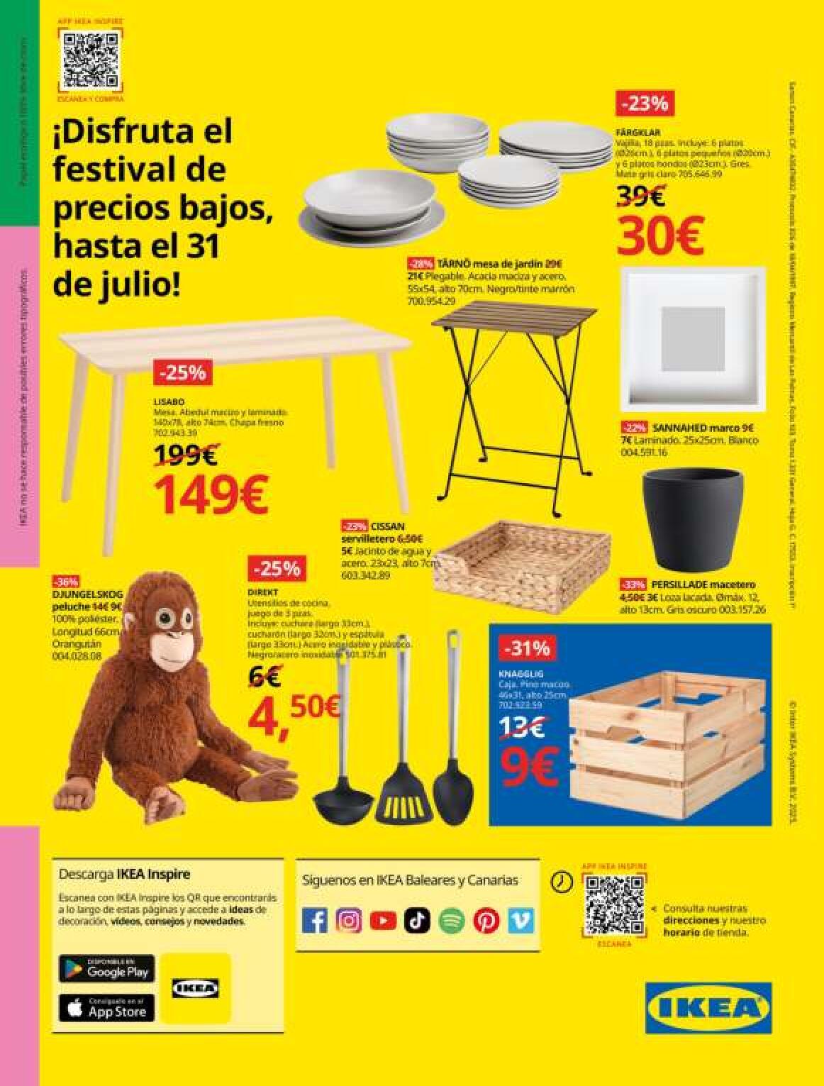 Festival IKEA Precios bajos. Muy bajos IKEA. Página 08