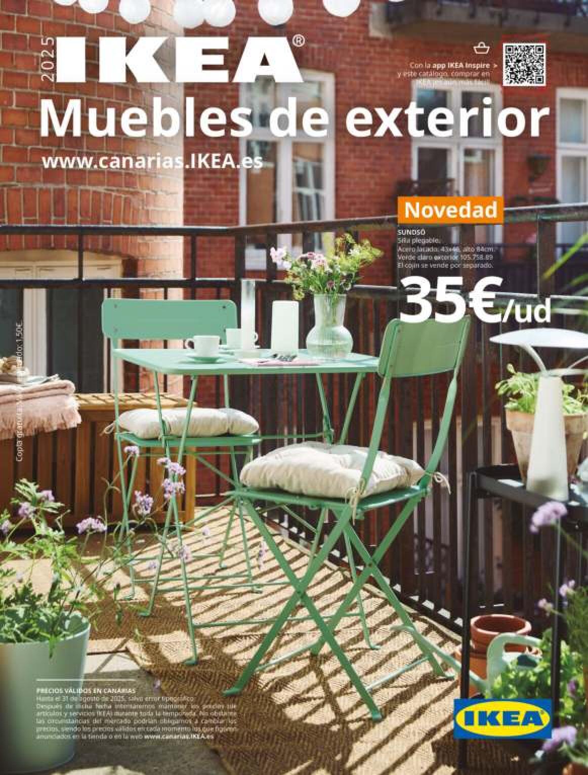 Muebles de exterior IKEA. Página 01