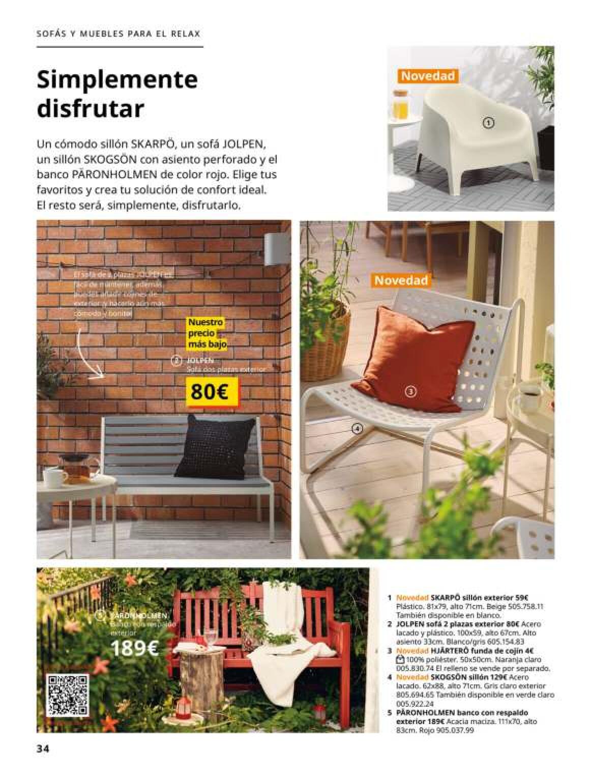 Muebles de exterior IKEA. Página 34