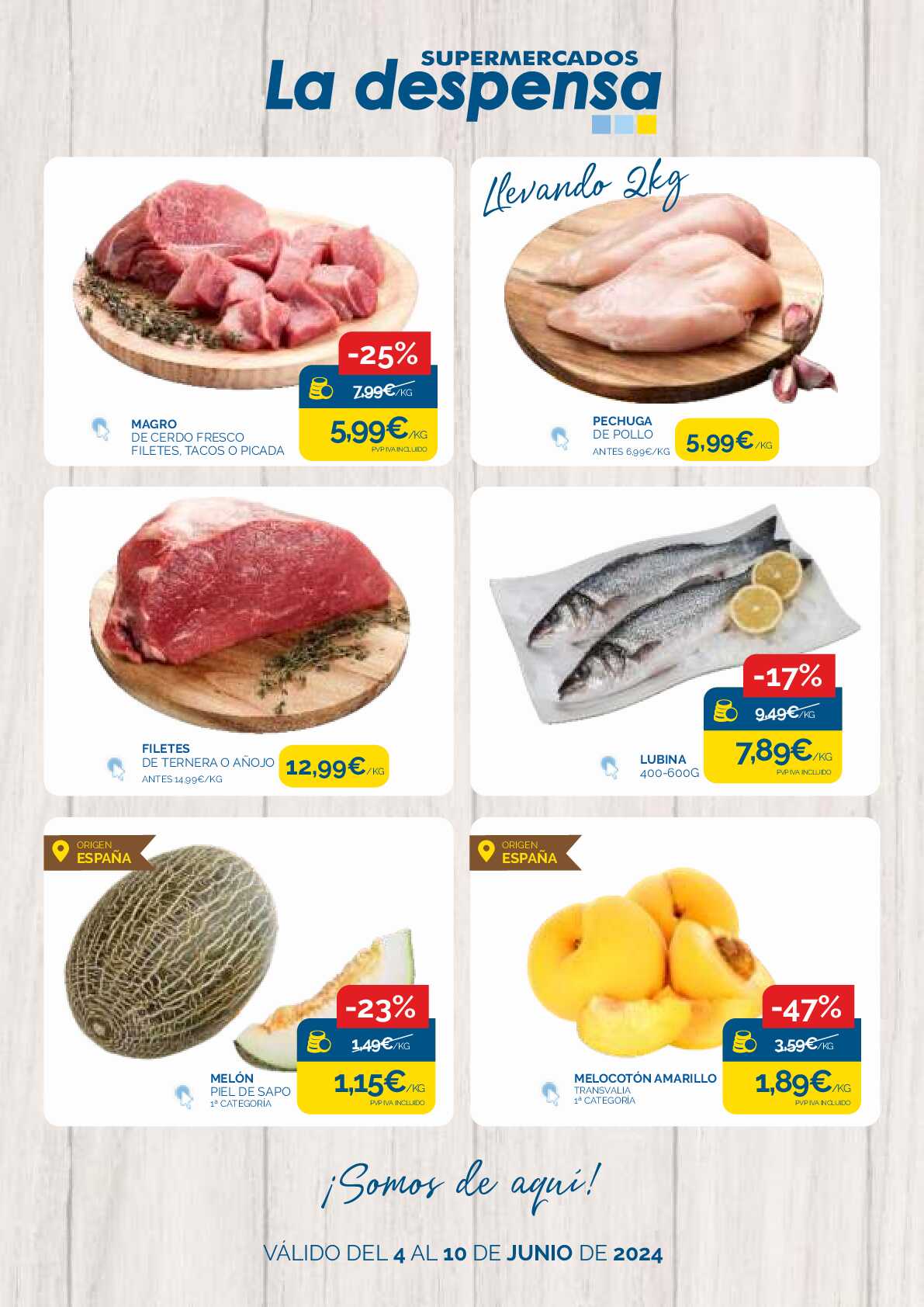 Folleto semanal La Despensa. Página 01