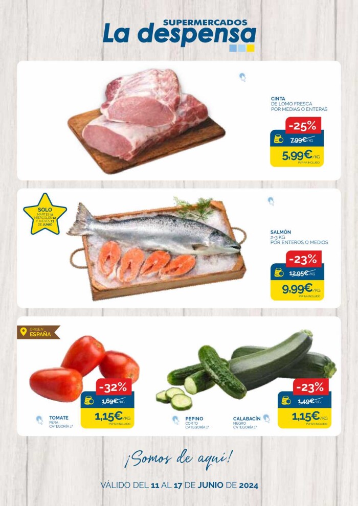 Ofertas de la semana La Despensa. Página de portada