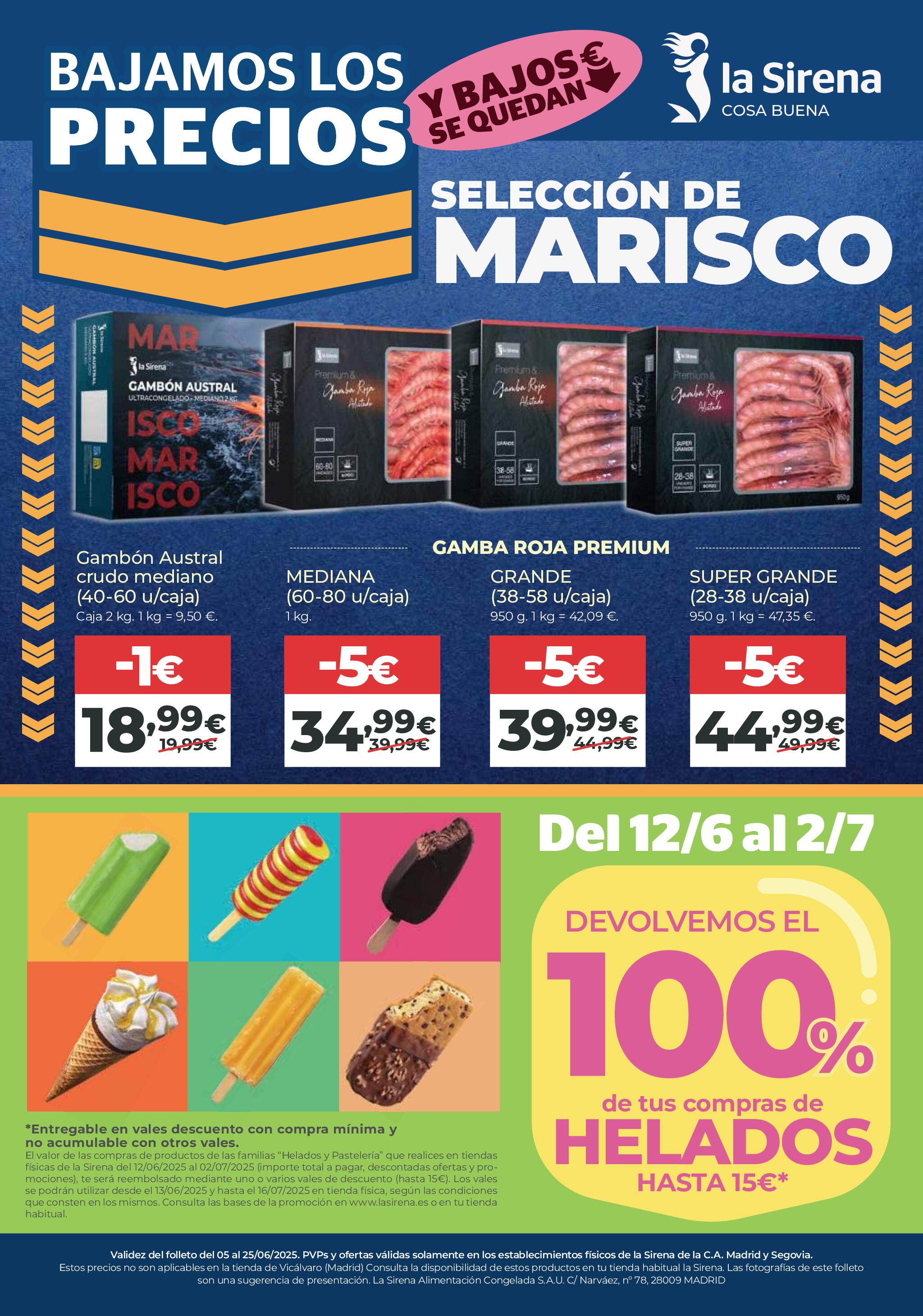 Bajamos los precios La Sirena. Página 01