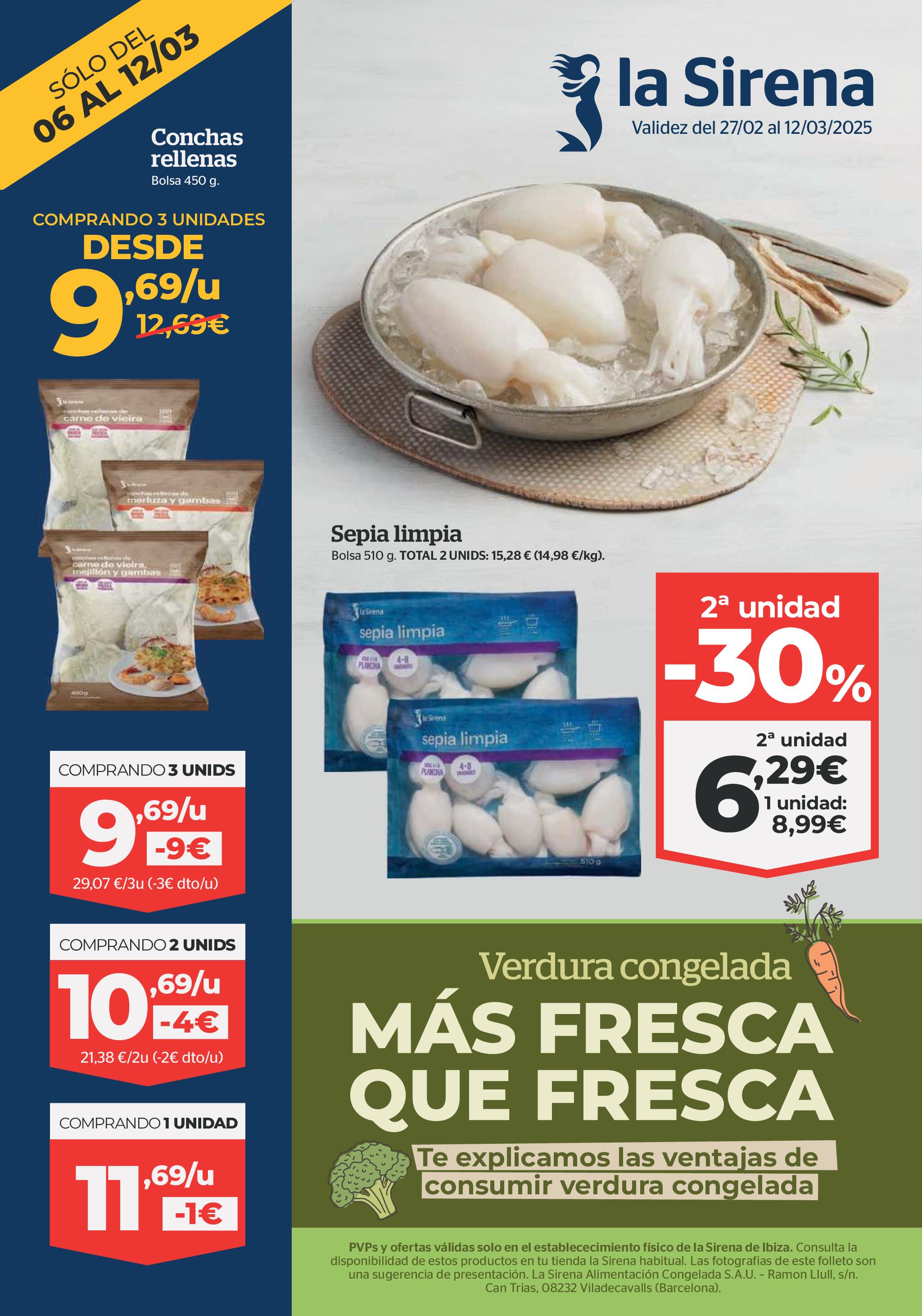 Bajamos los precios La Sirena. Página 01