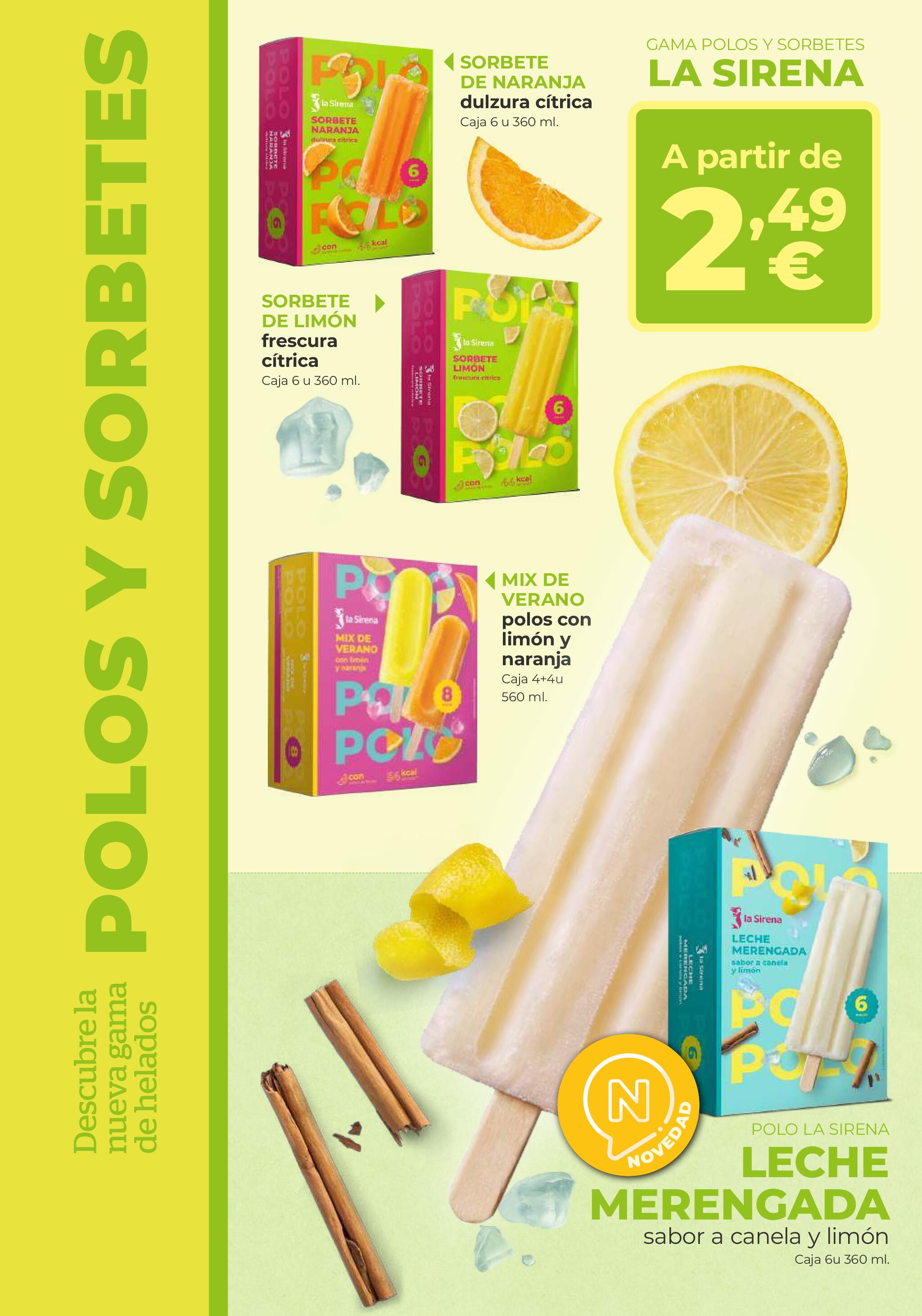 Tanto posados como helados La Sirena. Página 40