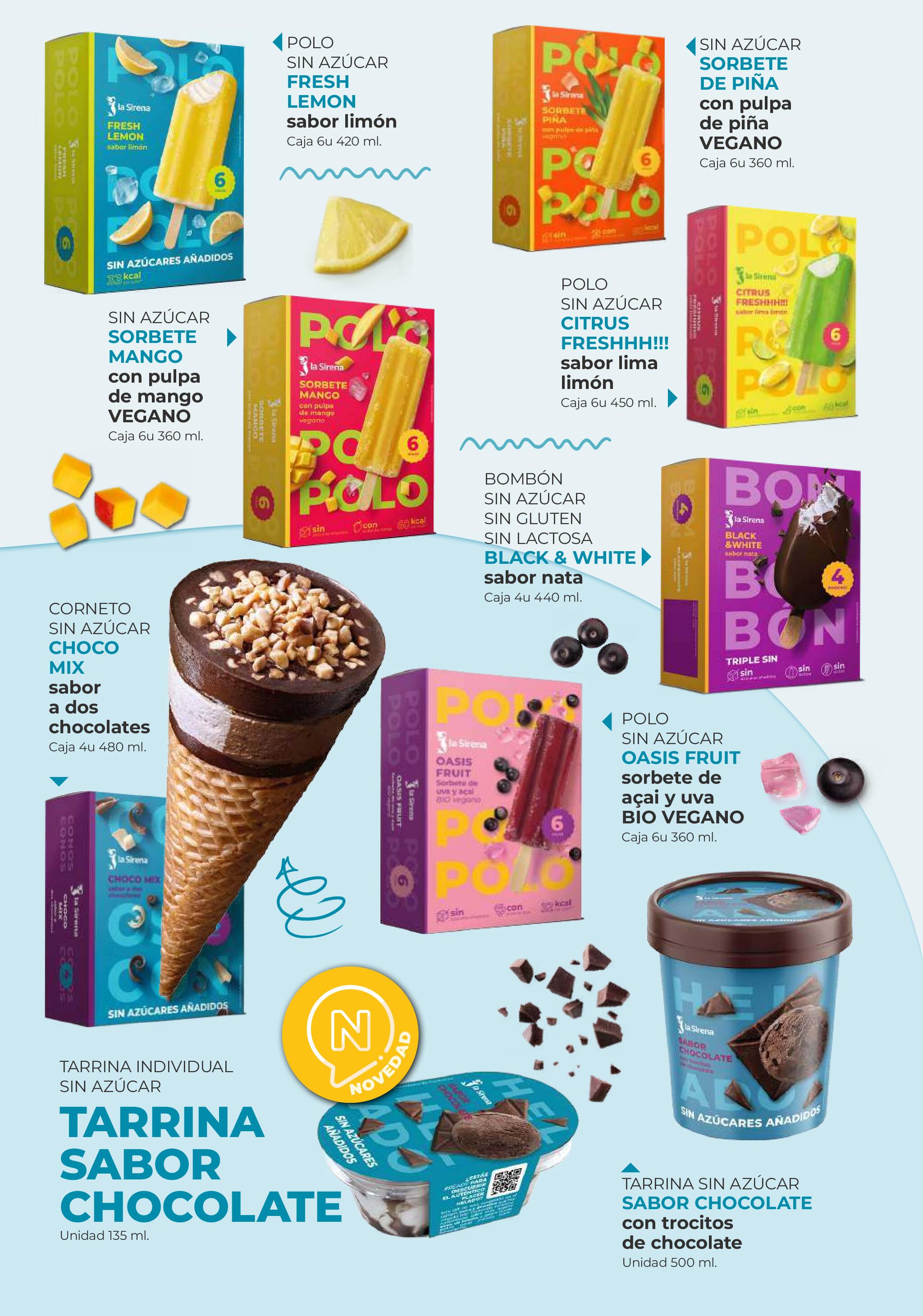 Tanto posados como helados La Sirena. Página 49