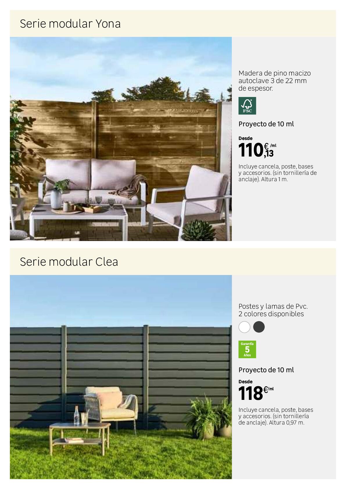 Especial jardines y terrazas Leroy Merlin. Página 108