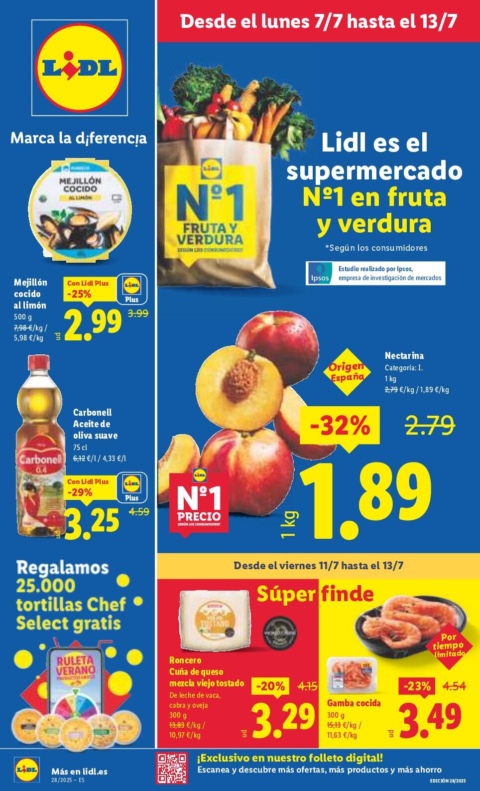 Catálogo semanal Lidl. Página de portada
