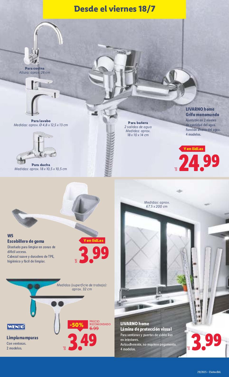Folleto hogar Lidl. Página 17