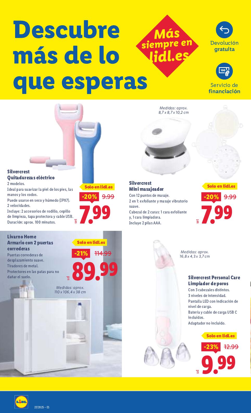 Folleto hogar y bazar Lidl. Página 28