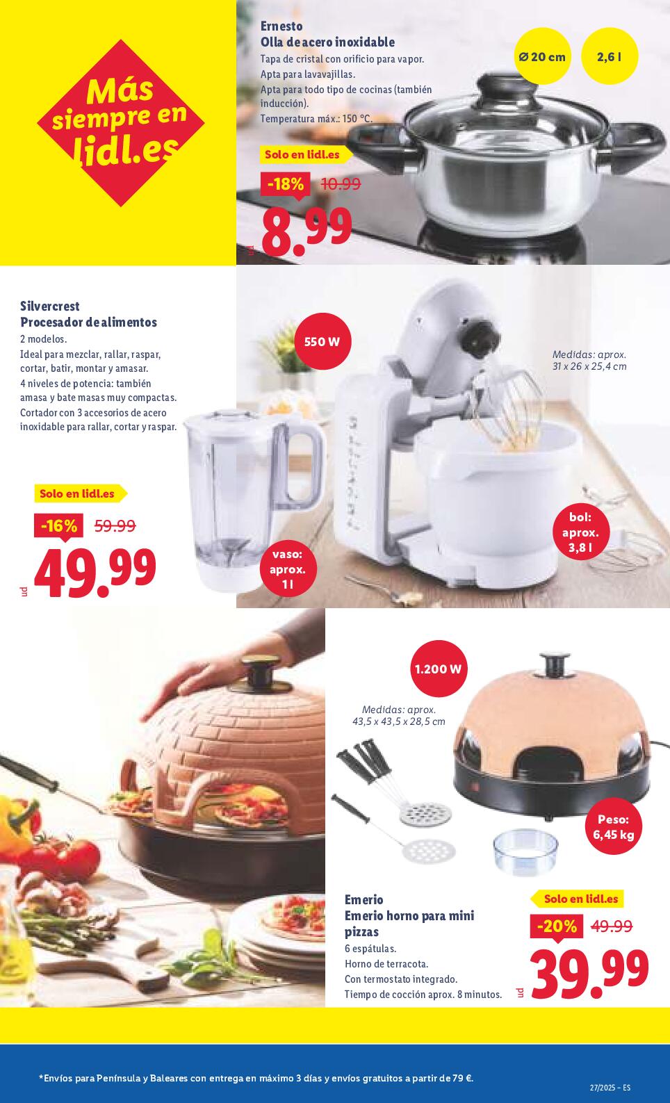 Folleto hogar y bazar Lidl. Página 29