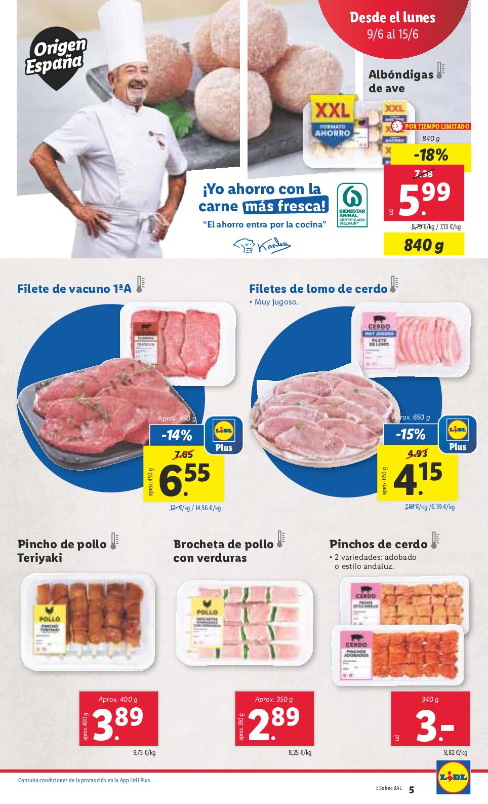 Folleto semanal Lidl. Página 09