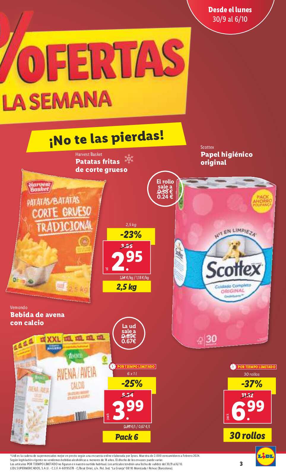 Folleto semanal Lidl. Página 03