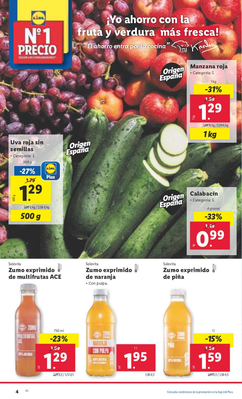Folleto semanal Lidl. Página 04