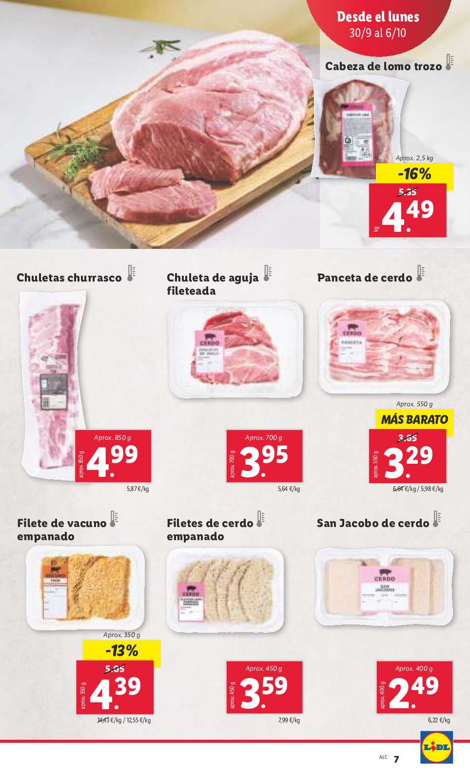 Folleto semanal Lidl. Página 07