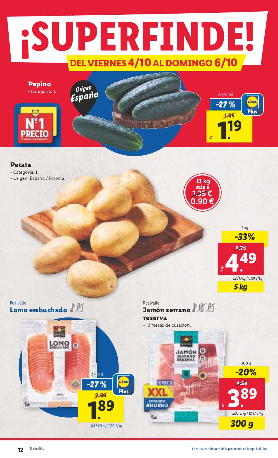 Folleto semanal Lidl. Página 12