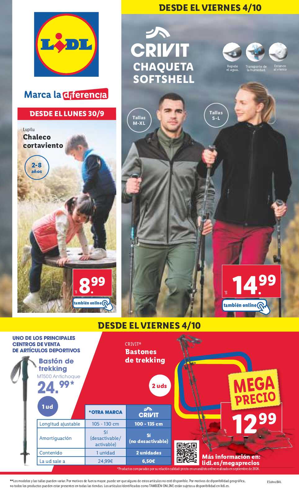 Folleto semanal bazar Lidl. Página 01
