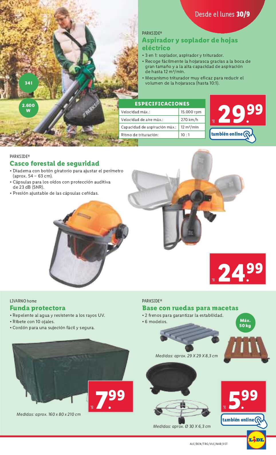 Folleto semanal bazar Lidl. Página 07