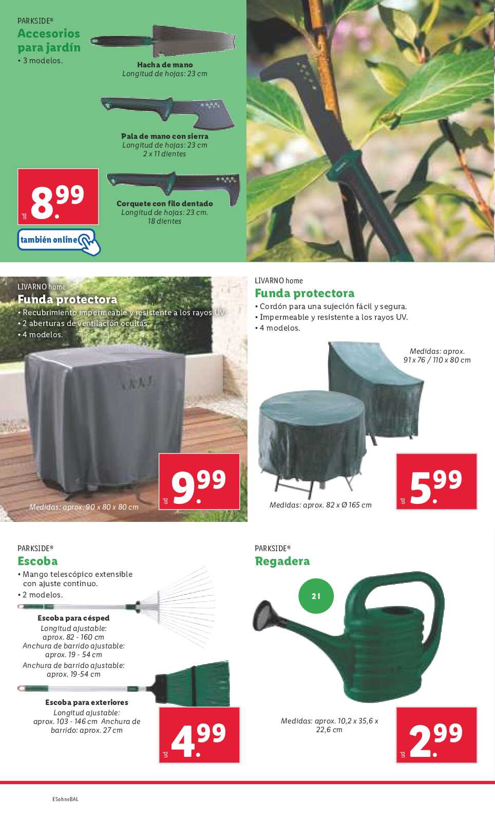 Folleto semanal bazar Lidl. Página 08