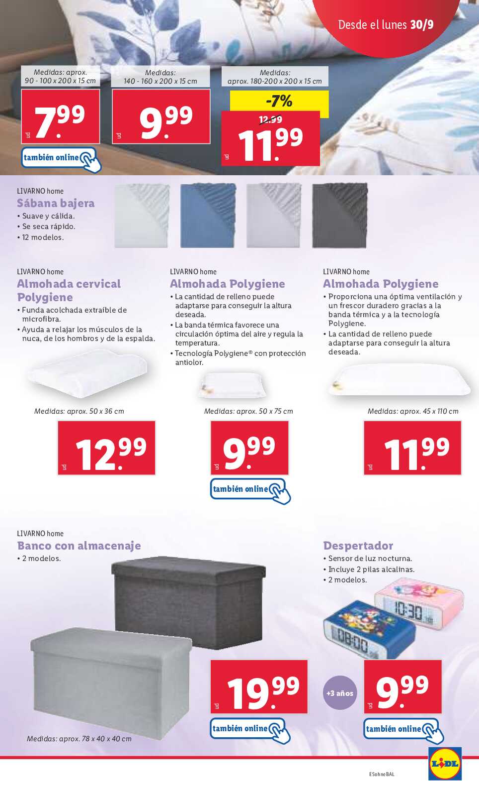 Folleto semanal bazar Lidl. Página 13