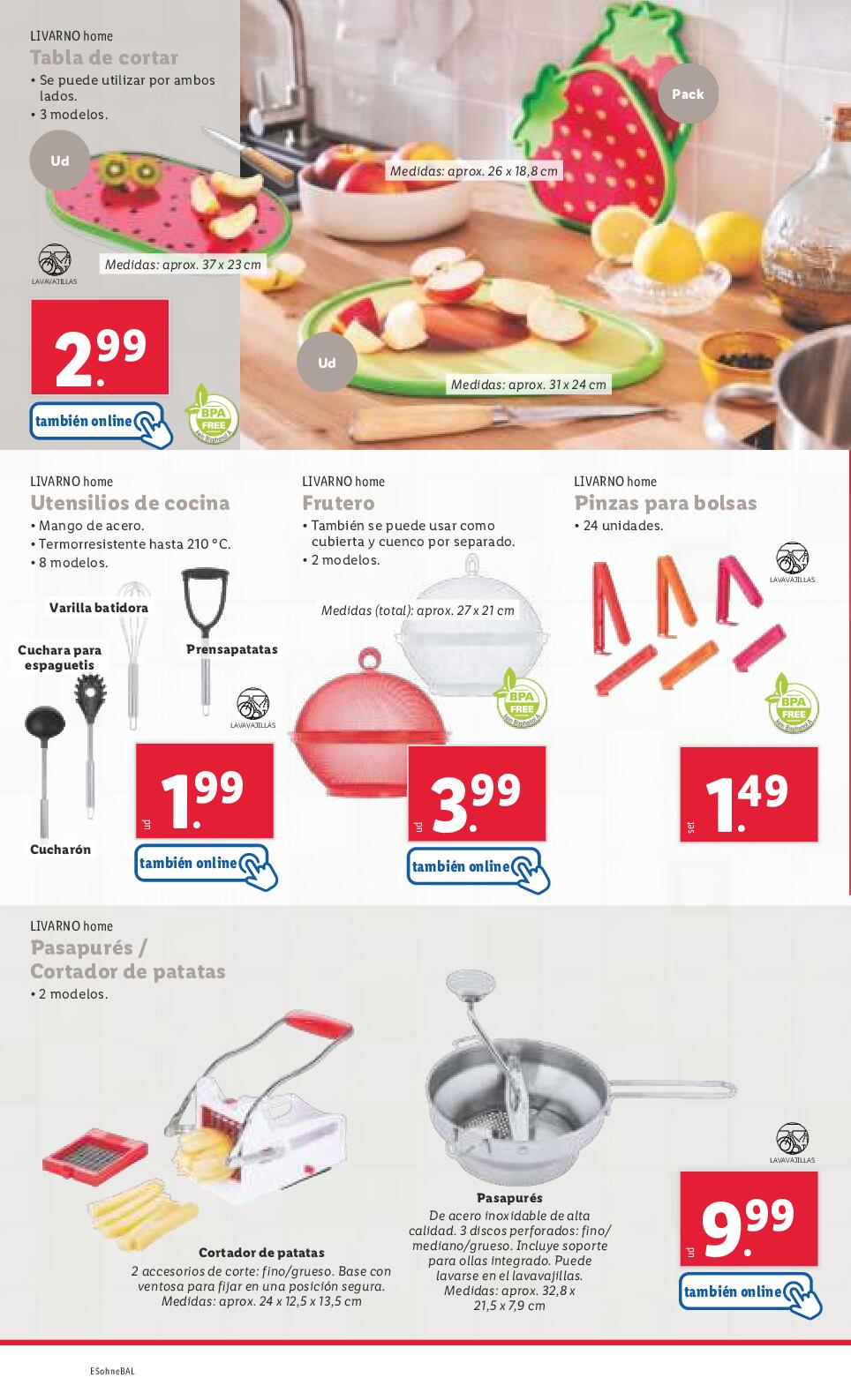 Hogar y bazar Lidl. Página 20