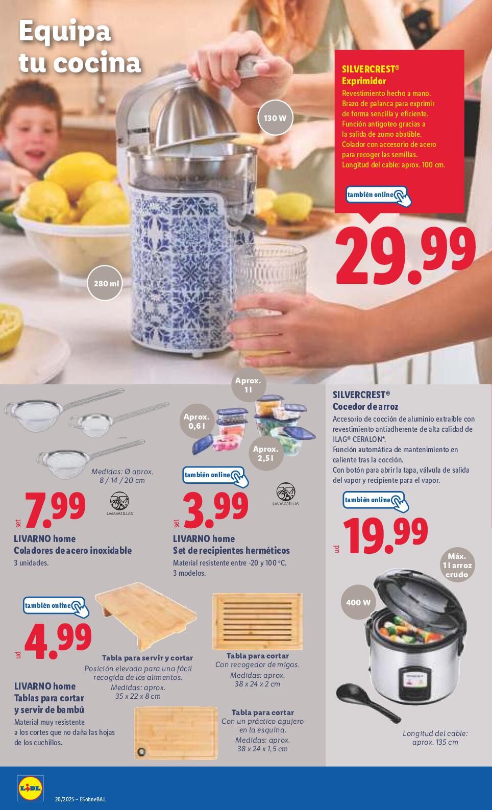 Hogar y bazar Lidl. Página 26