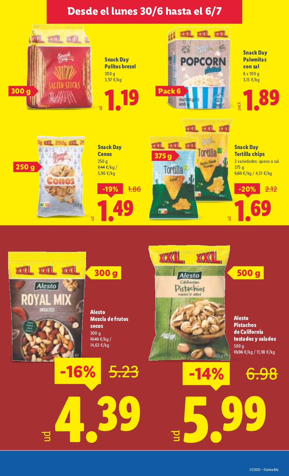Más de 90 productos formato ahorro XXL Lidl. Página 09