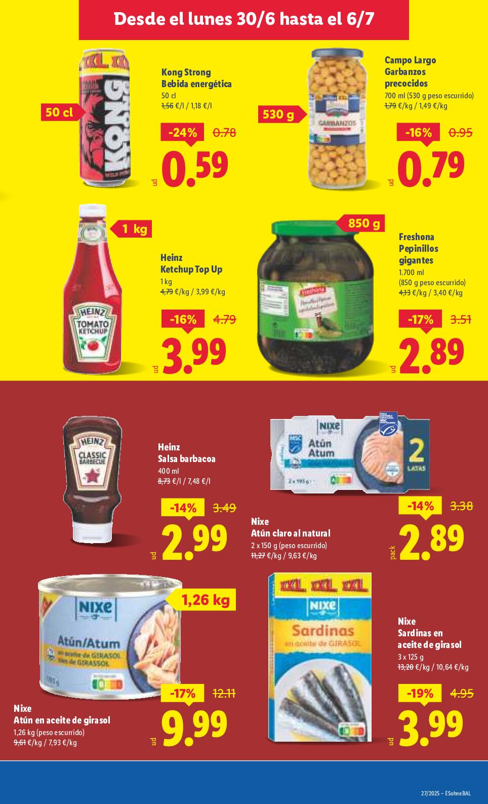 Más de 90 productos formato ahorro XXL Lidl. Página 11