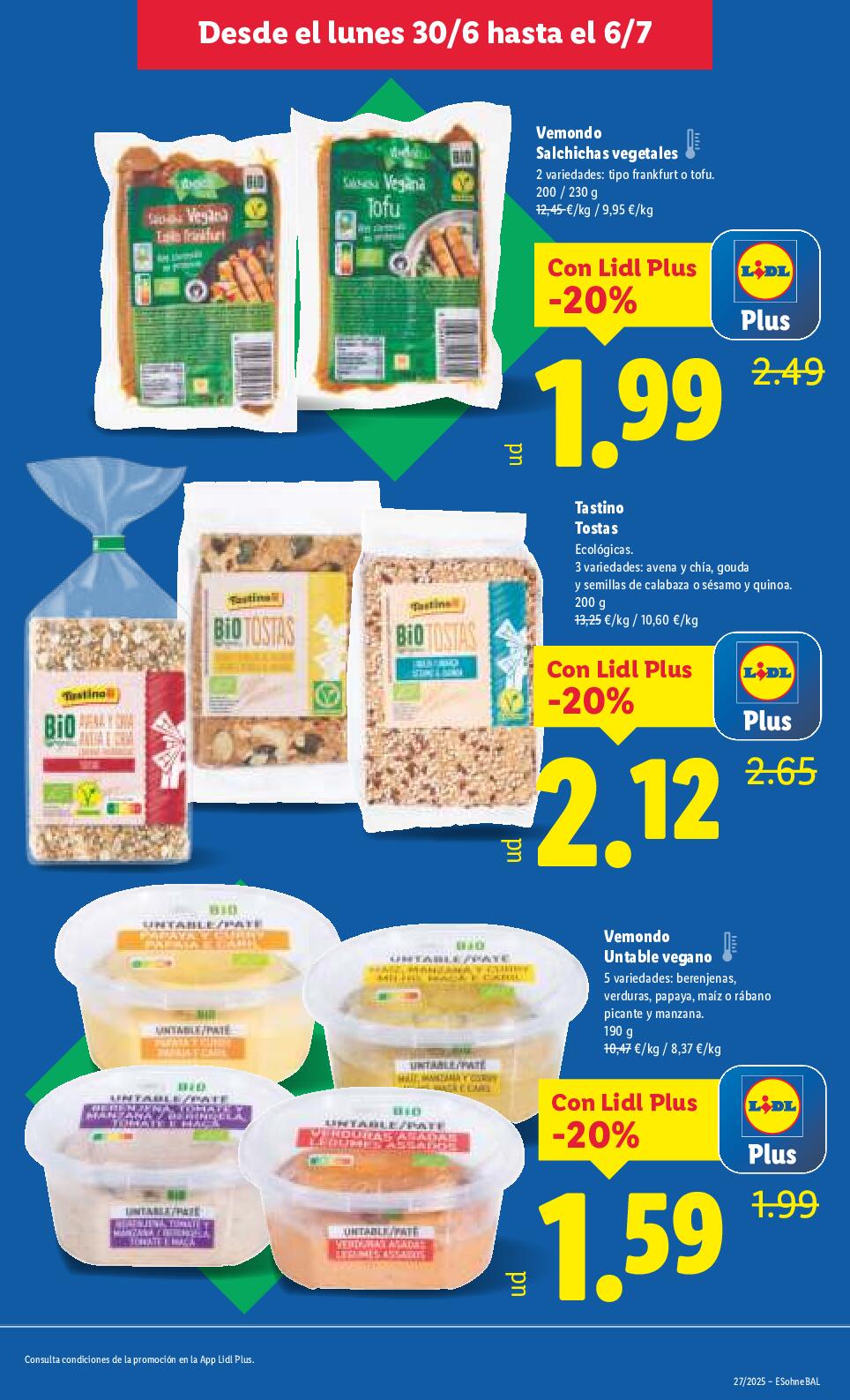Más de 90 productos formato ahorro XXL Lidl. Página 17