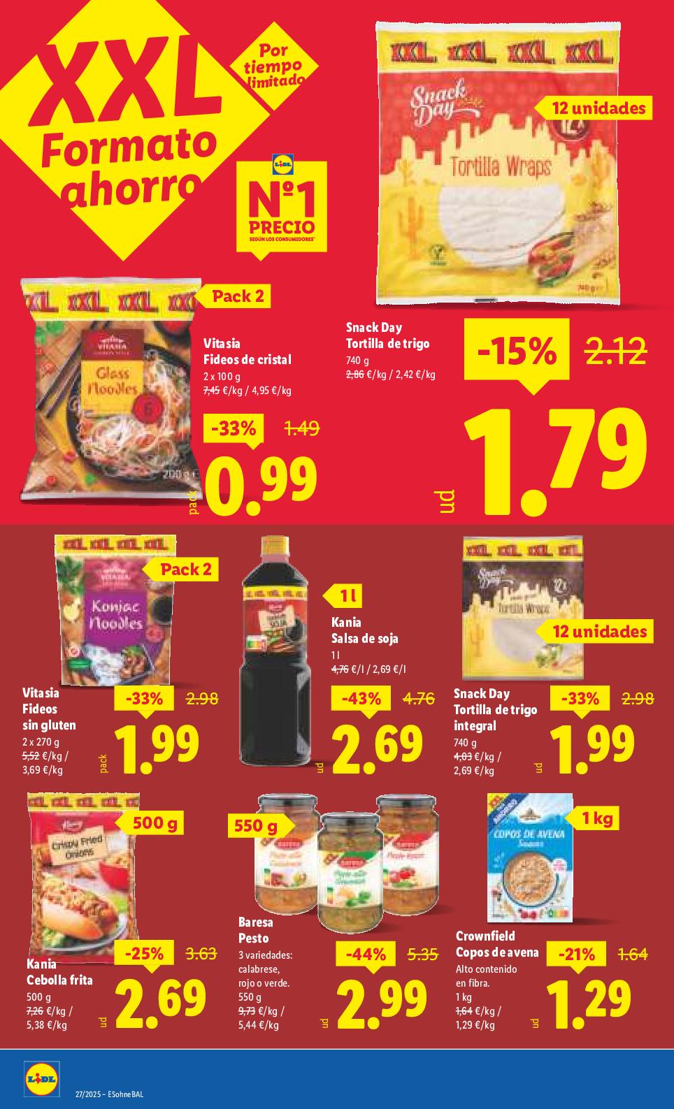 Más de 90 productos formato ahorro XXL Lidl. Página 26
