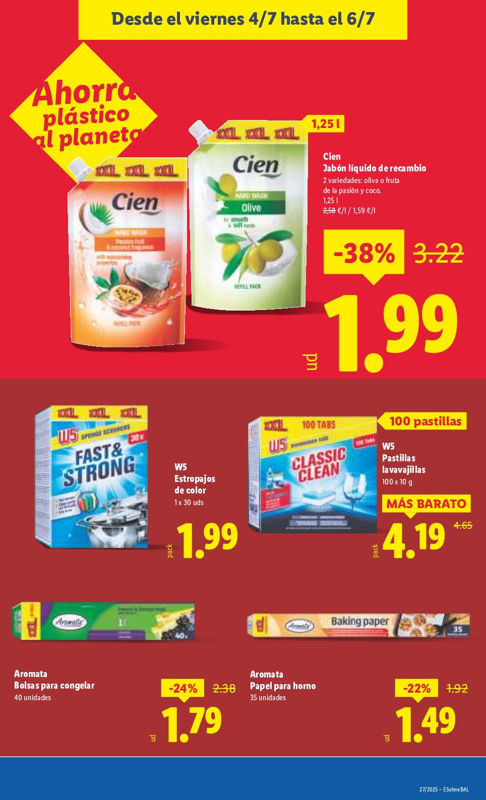 Más de 90 productos formato ahorro XXL Lidl. Página 27
