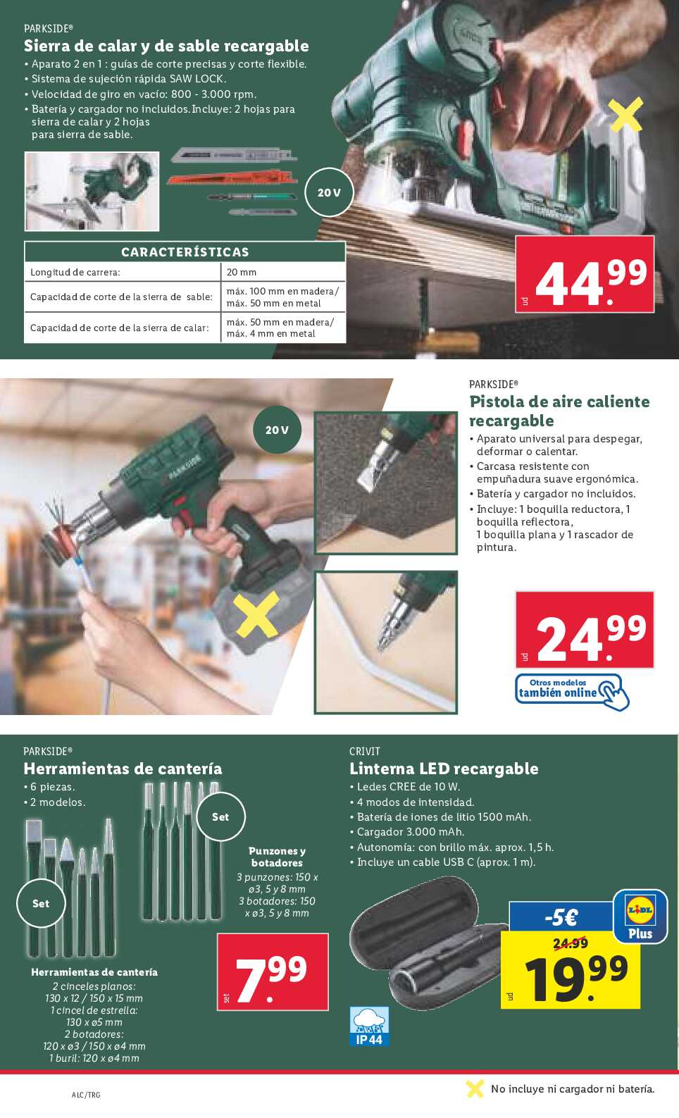 Folleto semanal bazar Lidl. Página 04