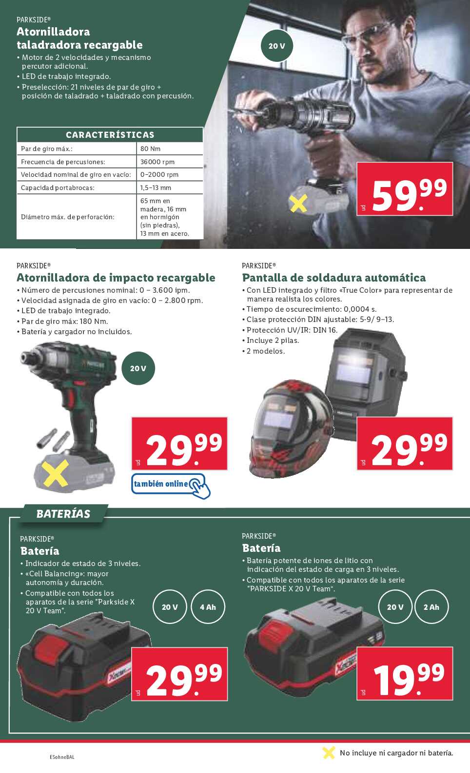 Folleto semanal bazar Lidl. Página 06