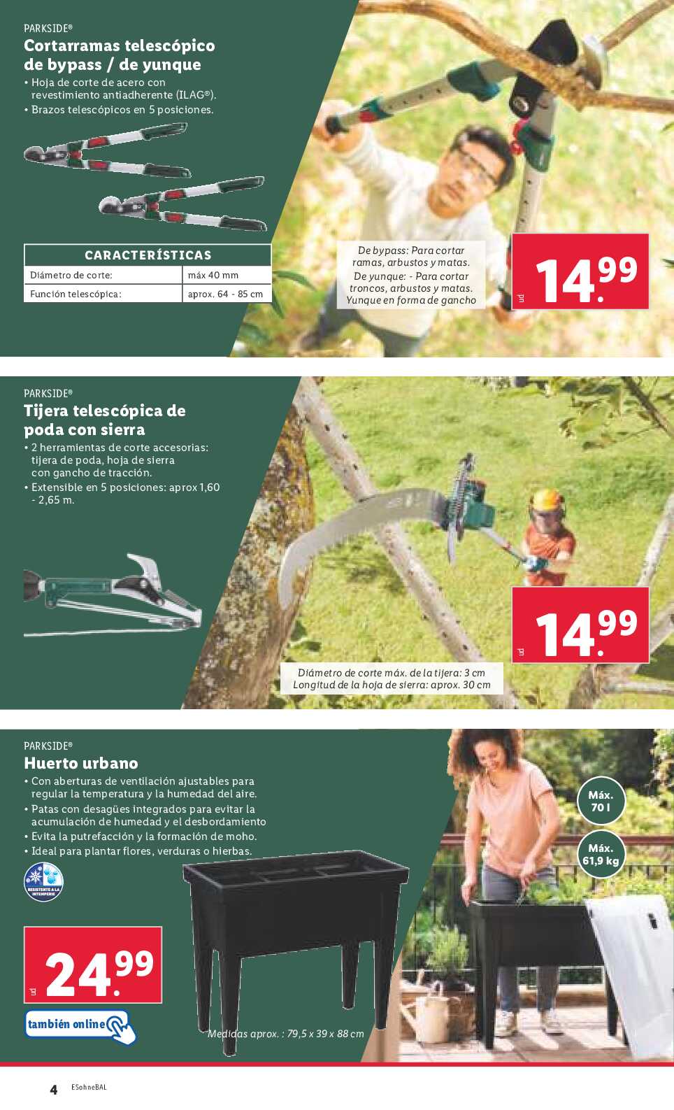 Folleto semanal bazar Lidl. Página 08